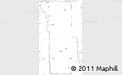 Blank Simple Map of Webster Parish