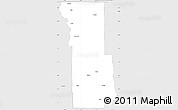 Silver Style Simple Map of Webster Parish
