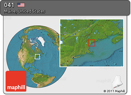 Satellite Location Map of ZIP Codes Starting with 041