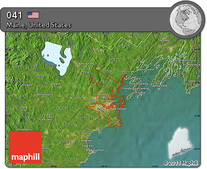 Satellite Map of ZIP Codes Starting with 041