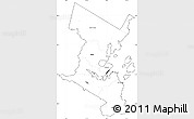 Blank Simple Map of ZIP codes starting with 041, cropped outside