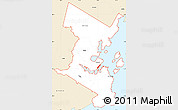 Classic Style Simple Map of ZIP codes starting with 041