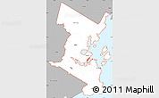 Gray Simple Map of ZIP codes starting with 041