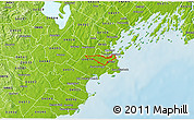 Physical 3D Map of ZIP code 04106