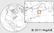 Blank Location Map of ZIP code 04106