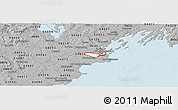 Gray Panoramic Map of ZIP code 04106