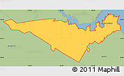 Savanna Style Simple Map of ZIP code 04106