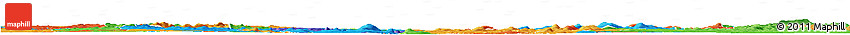 Political Horizon Map of ZIP Code 04401