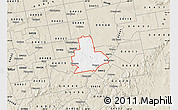 Classic Style Map of ZIP code 04401