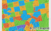 Political Map of ZIP code 04401