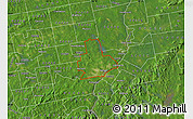 Satellite Map of ZIP code 04401
