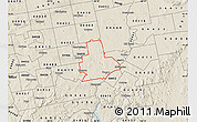 Shaded Relief Map of ZIP code 04401