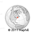 Outline Map of ZIP Code 04401