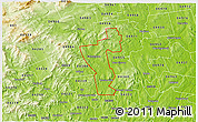 Physical 3D Map of ZIP code 04938