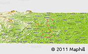 Physical Panoramic Map of ZIP code 04938