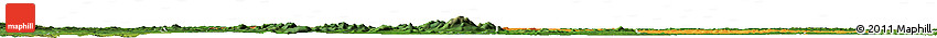 Political Horizon Map of Aroostook County, satellite outside