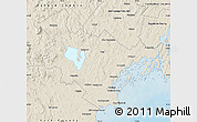 Shaded Relief Map of Cumberland County