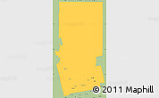 Savanna Style Simple Map of Piscataquis County