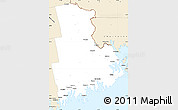 Classic Style Simple Map of Washington County