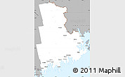 Gray Simple Map of Washington County
