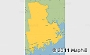 Savanna Style Simple Map of Washington County