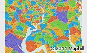 Political Map of ZIP code 20607