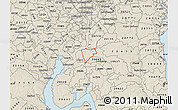 Shaded Relief Map of ZIP code 20607