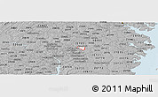 Gray Panoramic Map of ZIP code 20770