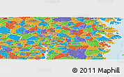 Political Panoramic Map of ZIP code 20770