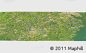 Satellite Panoramic Map of ZIP code 20770