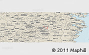 Shaded Relief Panoramic Map of ZIP code 20770