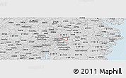 Silver Style Panoramic Map of ZIP code 20770