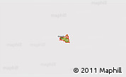 Satellite 3D Map of ZIP code 20785, cropped outside