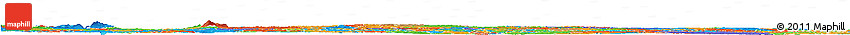 Political Horizon Map of ZIP Code 20852