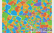 Political Map of ZIP code 20852