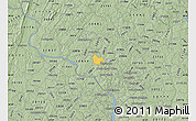 Savanna Style Map of ZIP code 20852