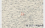 Shaded Relief Map of ZIP code 20852
