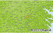 Physical 3D Map of ZIP code 20866