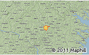 Savanna Style 3D Map of ZIP code 20866