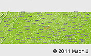 Physical Panoramic Map of ZIP code 20877