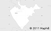 Silver Style Simple Map of ZIP code 20877