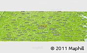 Physical Panoramic Map of ZIP code 20902