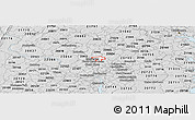 Silver Style Panoramic Map of ZIP code 20902
