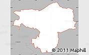Gray Simple Map of ZIP code 20902