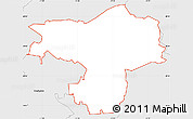 Silver Style Simple Map of ZIP code 20902