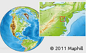 Physical Location Map of ZIP code 20903