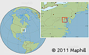 Savanna Style Location Map of ZIP code 20903