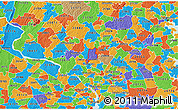 Political 3D Map of ZIP code 20906