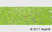 Physical Panoramic Map of ZIP code 20906