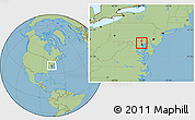 Savanna Style Location Map of ZIP code 21030